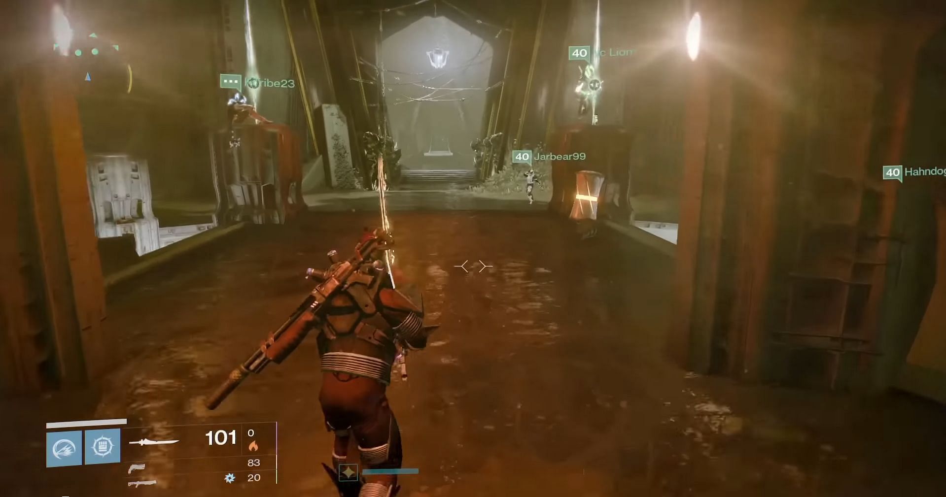 The starting room of King&#039;s Fall Raid (Image via YouTube/Gsxrclyde)
