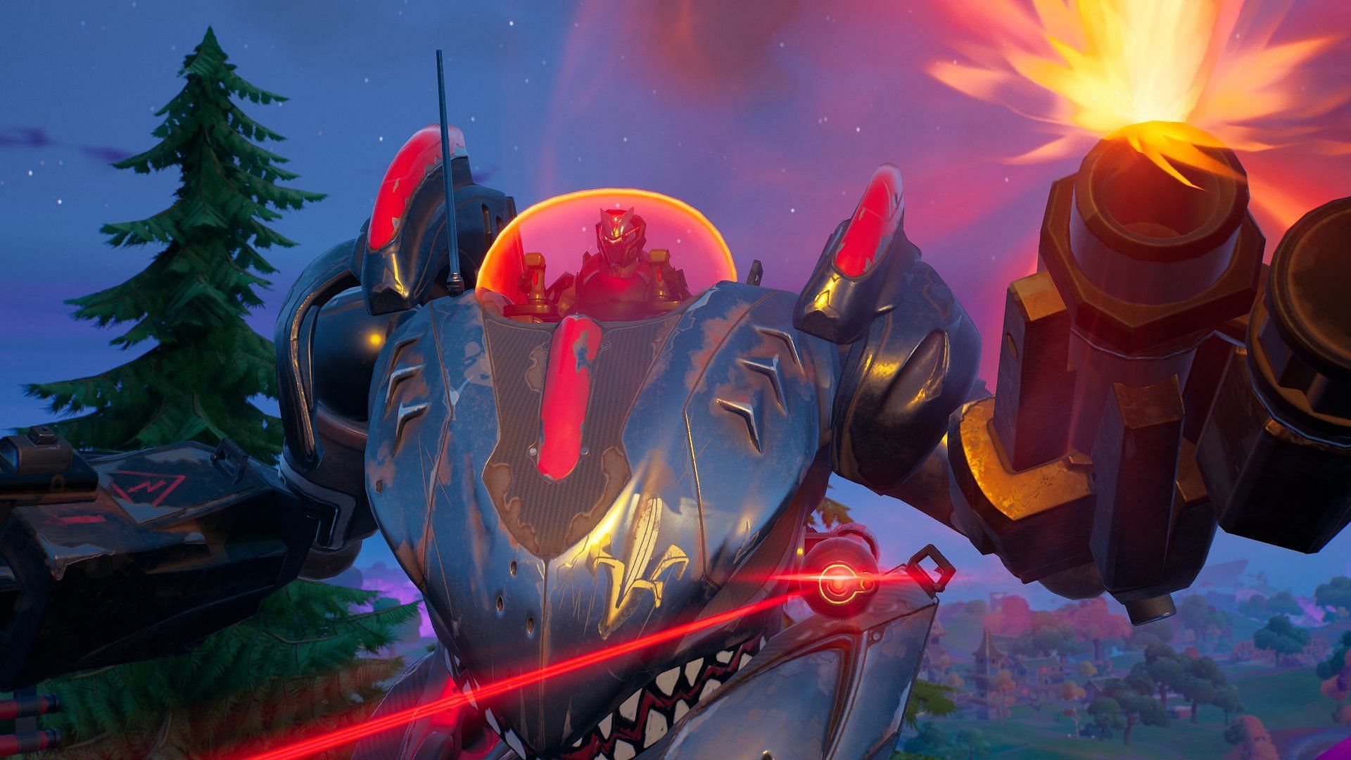 There&#039;s a new Mech in development for Fortnite Chapter 3 Season 4 (Image via Twitter/vondarkerreal)