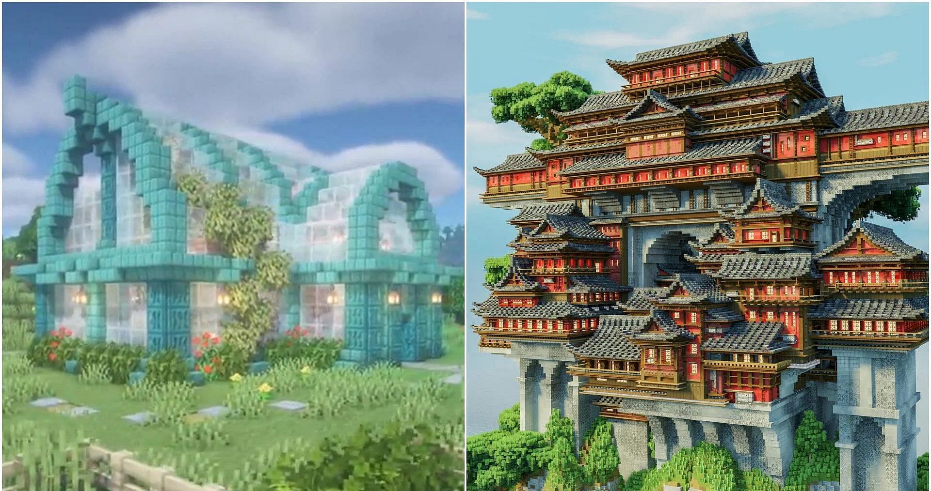 Some of the most stunning Minecraft builds posted on Reddit this month (Image via Sportskeeda)