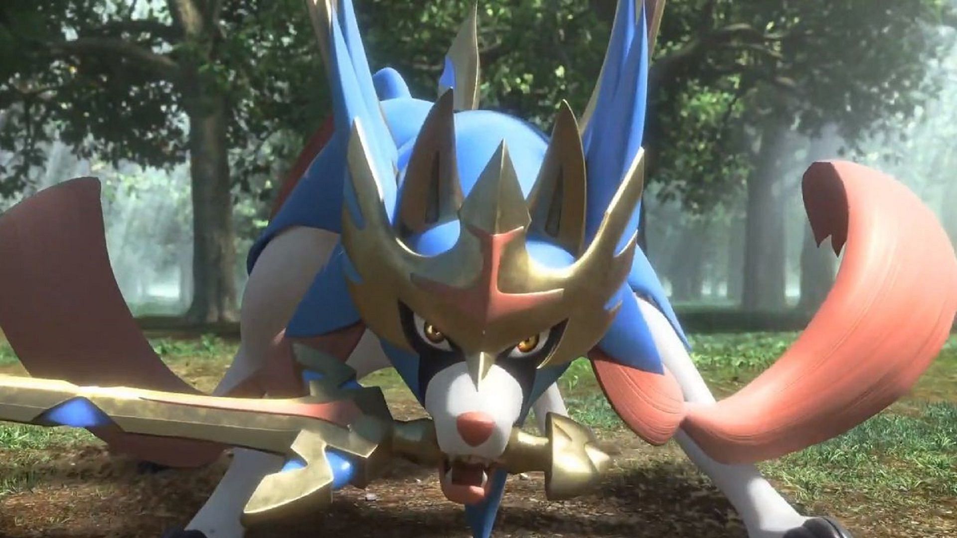 Crowned Sword Zacian in Pokemon GO (Image via Niantic)