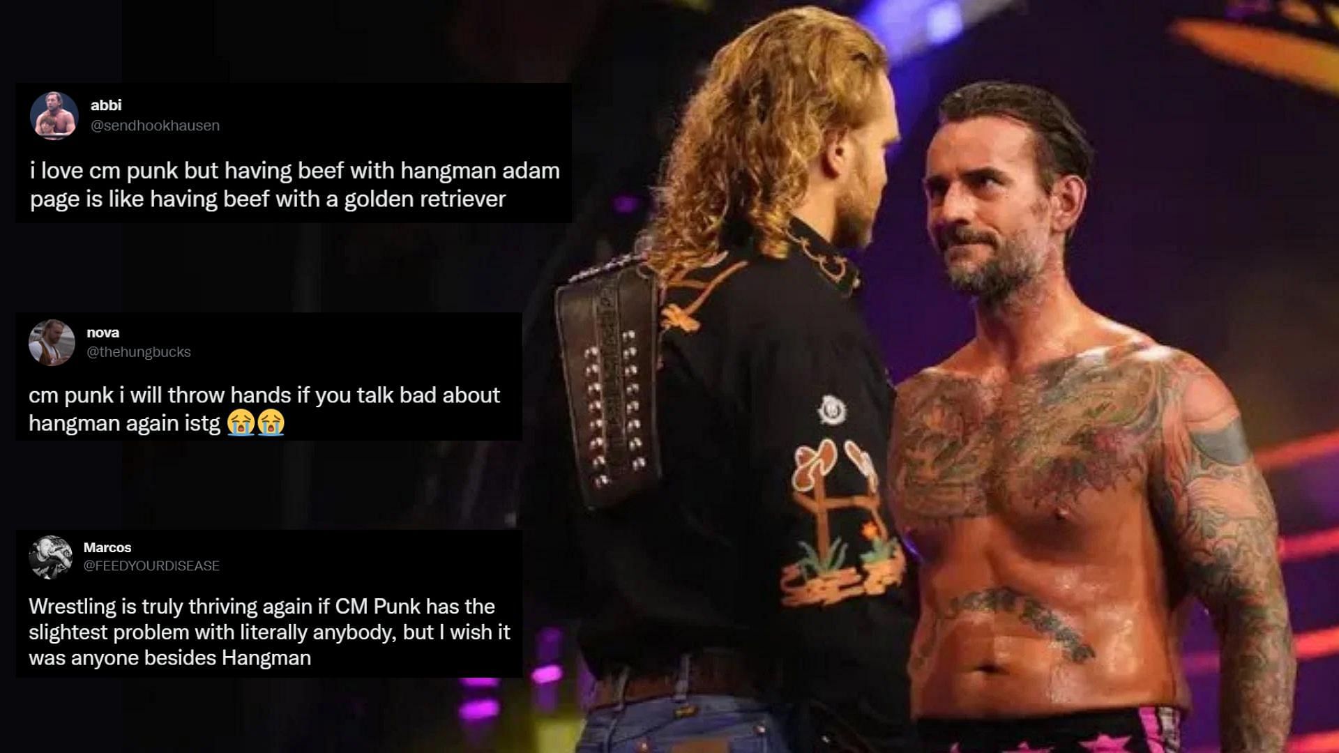 Are Punk and Hangman Page heading into another feud?