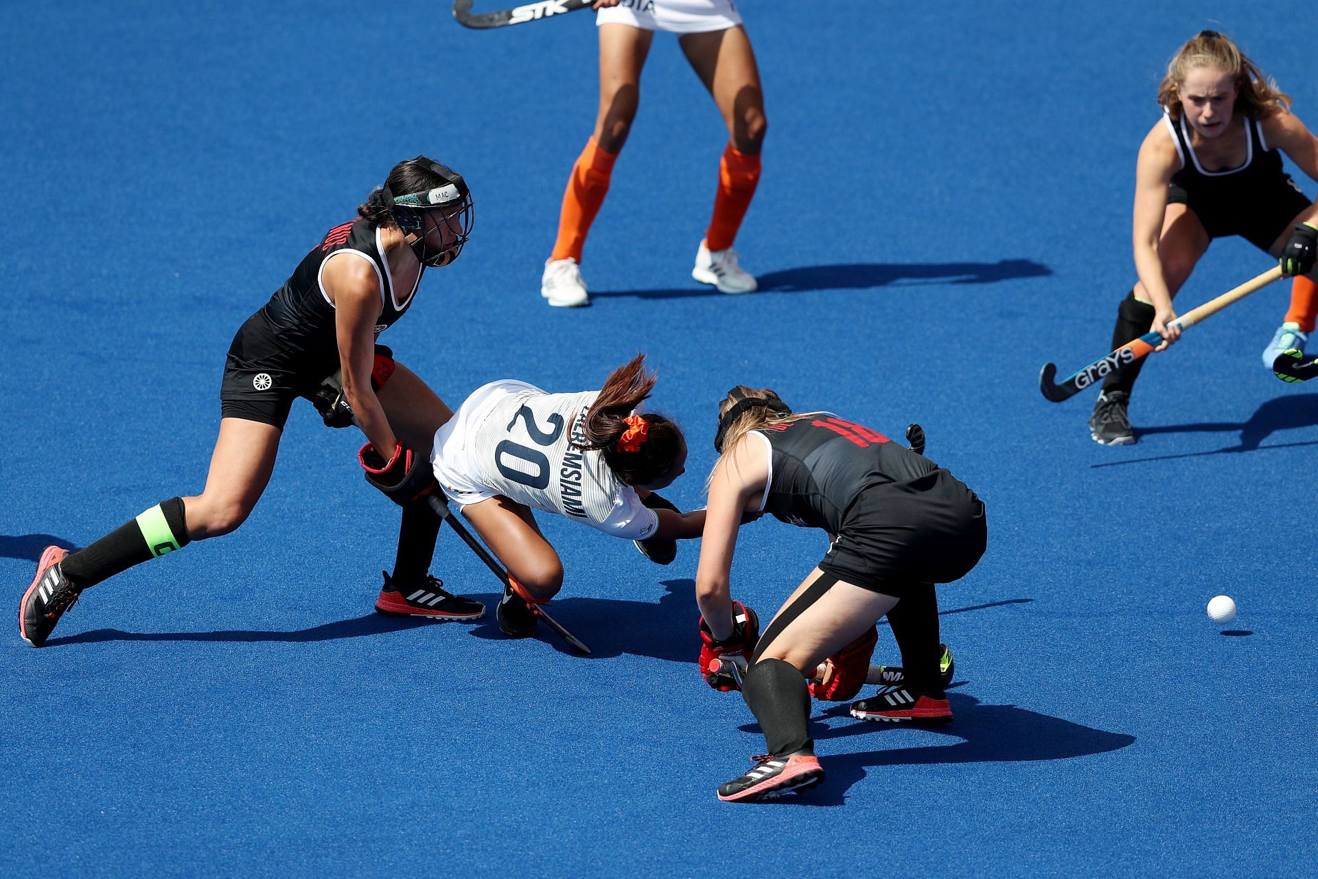 India&#039;s Lalremsiami scores the winner against Canada. (PC: Getty Images)