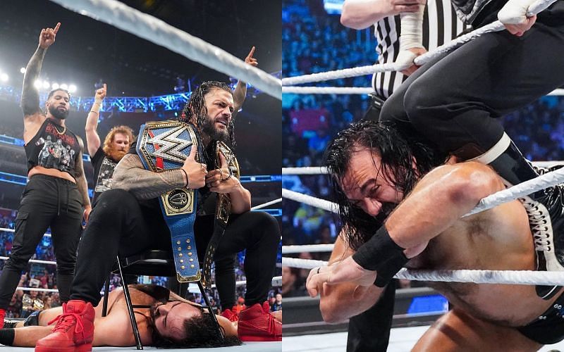 Roman Reigns brutalised Drew McIntyre on SmackDown