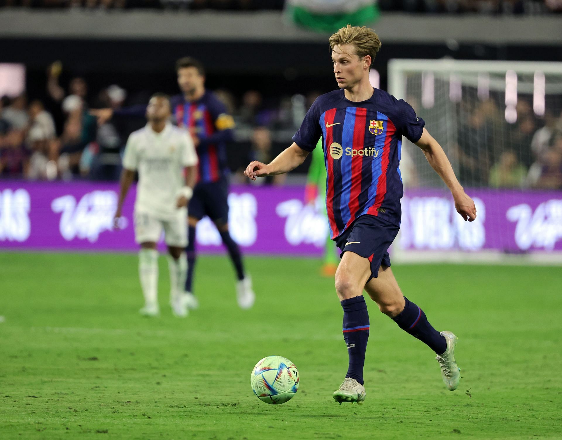 Frenkie de Jong in action in a pre-season friendly