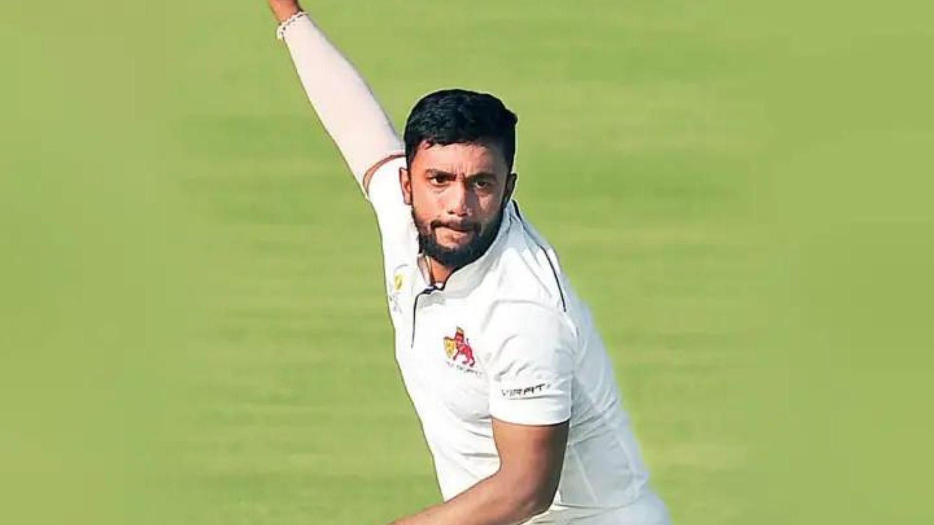Shams Mulani ended up as the highest wicket-taker in the 2021-22 Ranji Trophy with 45 scalps. (P.C.:Twitter)