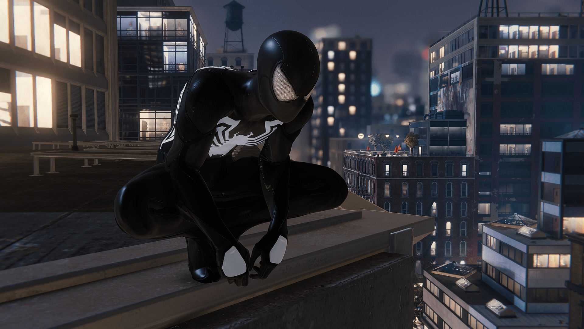 Few suits stand out quite like the Symbiote Suit (Image via DarthJak90/NexusMods)
