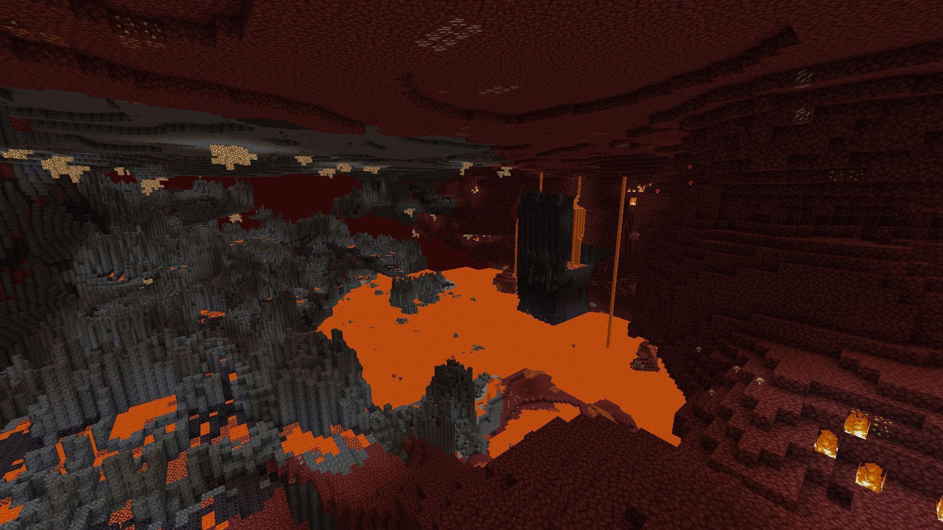 The Nether looks great without the fog : r/Minecraft