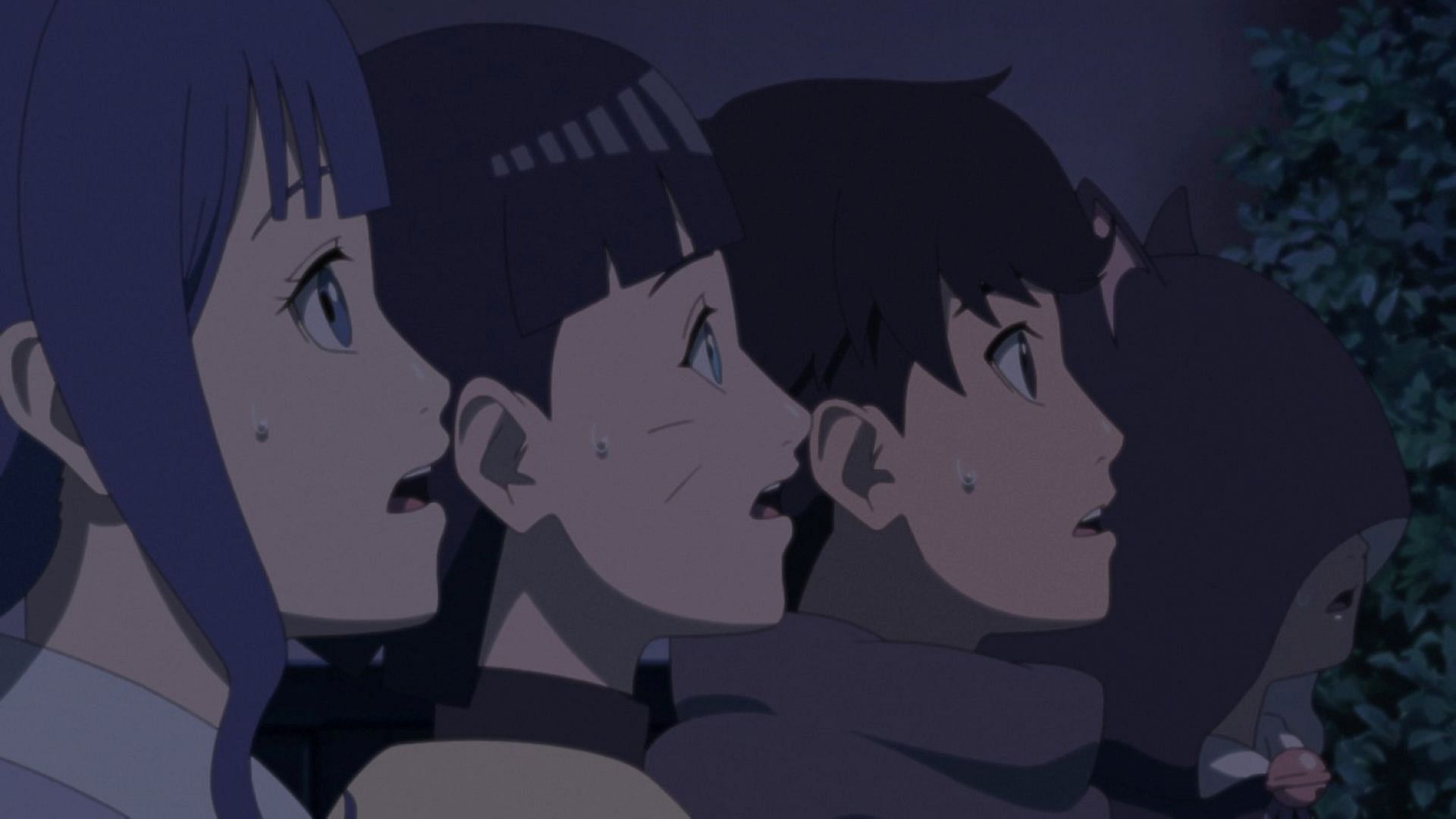 Himawari and her classmates as seen in Boruto Episode 264 (Image via Studio Pierrot)
