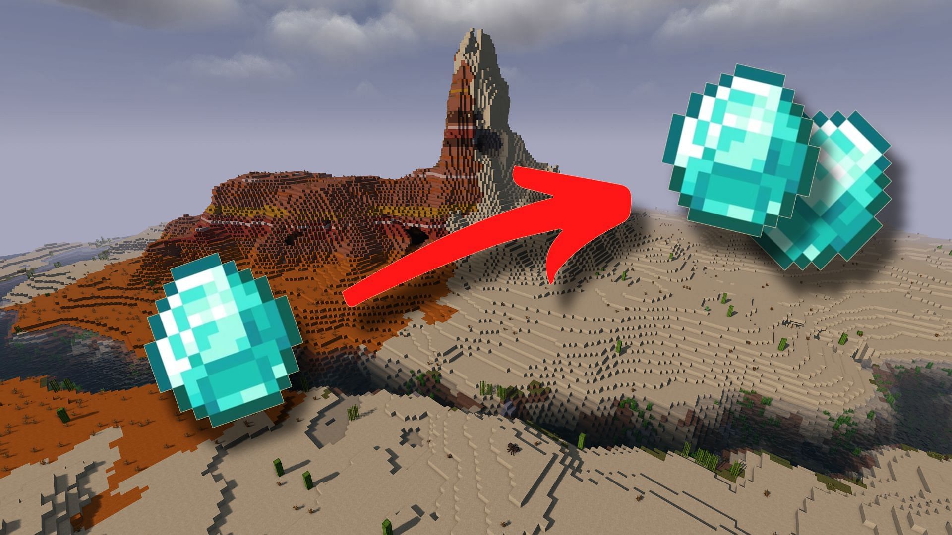 An example of item duplication in-game (Image via Minecraft)