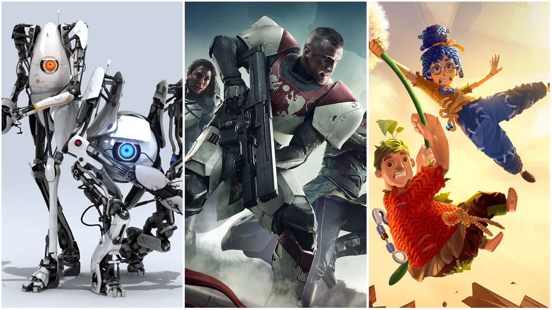 Some great co-op multiplayer games to get into this August (Images via Valve, Bungie, &amp; Hazelight Studios)