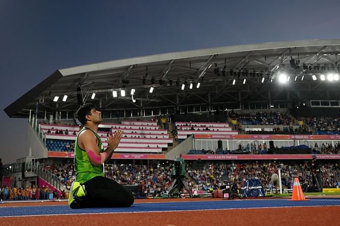 [WATCH] Pakistan's Arshad Nadeem reaches Neeraj Chopra's goal of 90m at CWG 2022