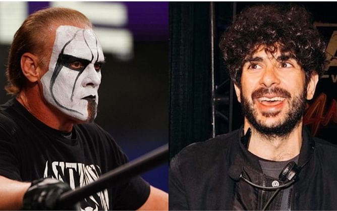 "I bet you Sting thought about it" - Twitter flares up to Tony Khan's bold claim on wrestling legend requested to accompany top AEW star in recent stunt