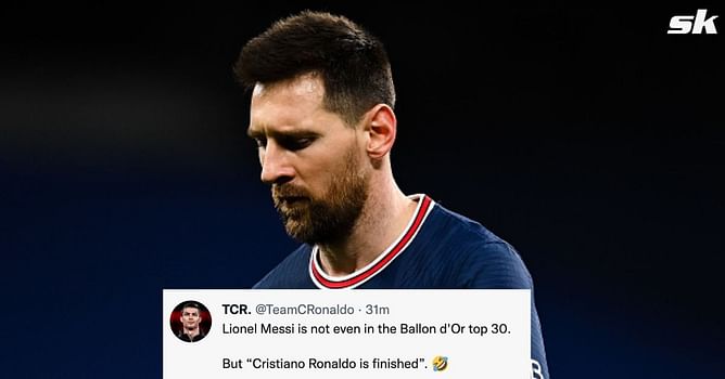 "Proof that he is finished" - Fans express shock as PSG superstar Lionel Messi misses out on Ballon d'Or top 30 for the first time since 2005