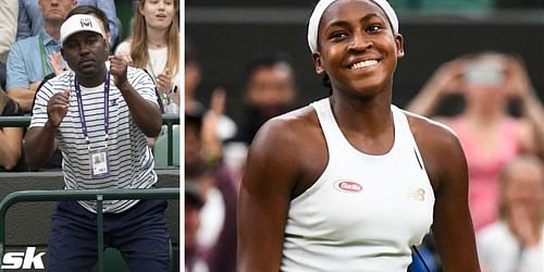 Coco Gauff highlighted the importance of her dad's support in her game