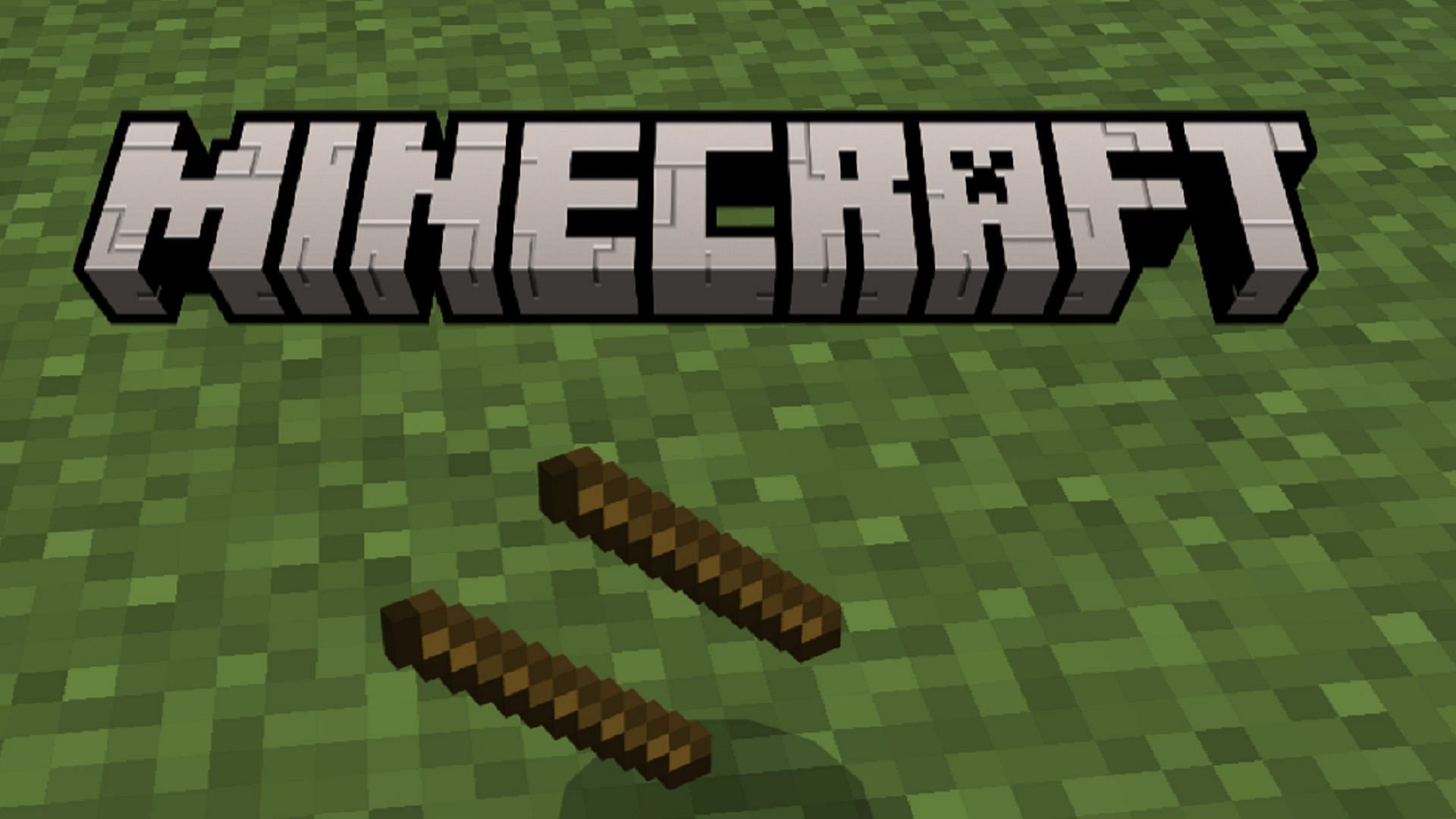 Sticks are one of the easiest materials to obtain in Minecraft (Image via Mojang)