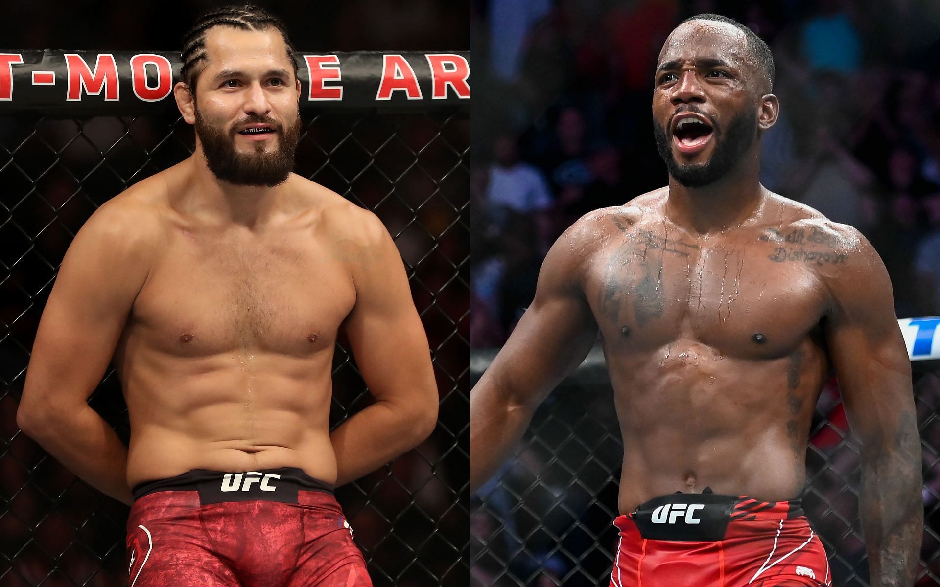 Jorge Masvidal (left) and Leon Edwards (right) (Images via Getty)