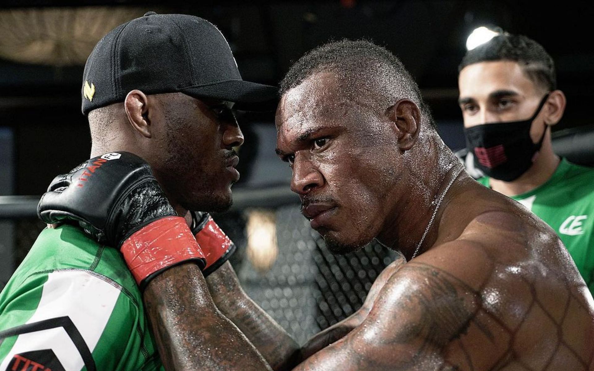 Kamaru Usman (left) Mohammed Usman (right) (image courtesy @umohammed67 Instagram)