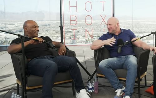 Mike Tyson and Dana White [Credits: Hotboxin' with Mike Tyson on YouTube]