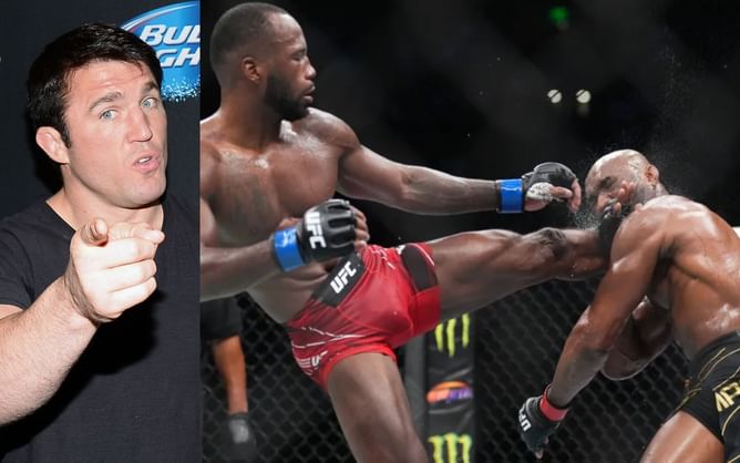 "Leon cheated in that match a whole bunch of times"- Chael Sonnen brings attention to the unspoken fact of Leon Edwards cheating and preventing Kamaru Usman from finishing him