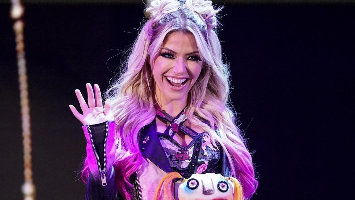 Alexa Bliss with her doll, Lily