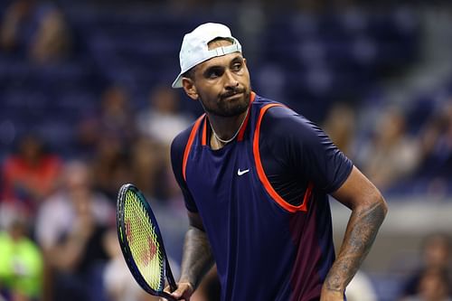 Nick Kyrgios at the 2022 US Open.