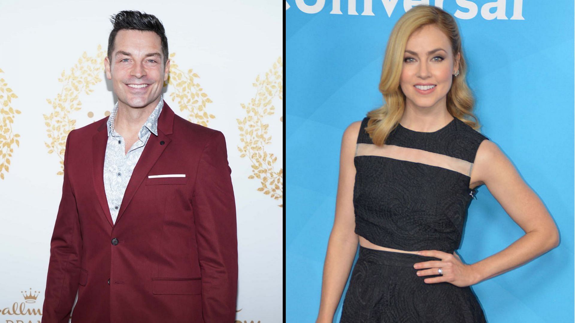 Brennan Elliott and Amanda Schull star in Marry Go Round (Images via Getty)