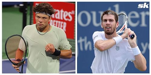 Cameron Norrie and Ben Shelton ahead of their match in Cincinnati.