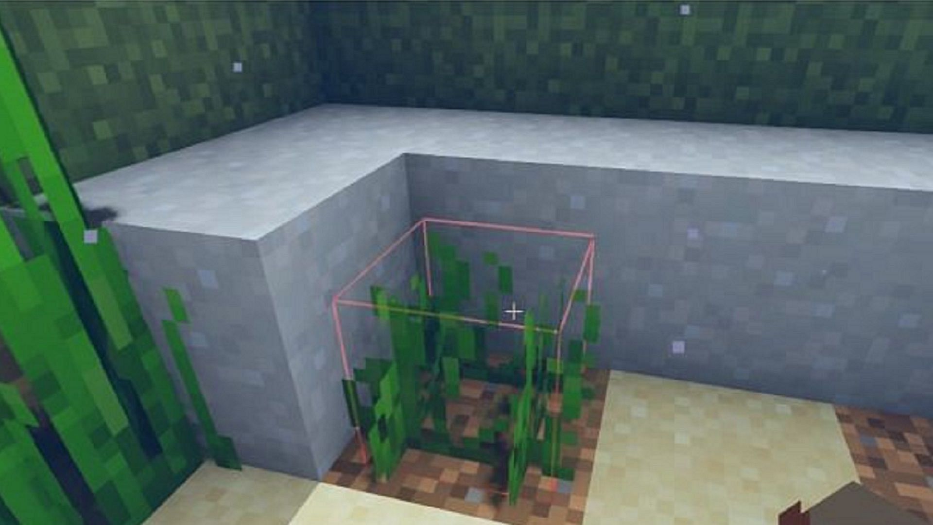 Underwater clay blocks in Minecraft (Image via Mojang)