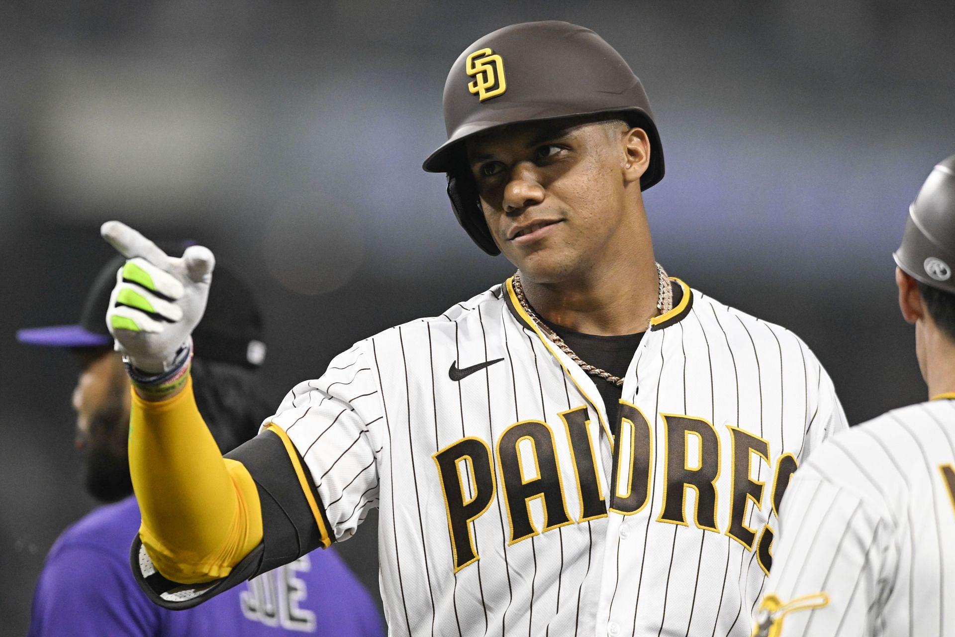 New acquisition Juan Soto of the Padres