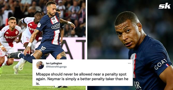 "Neymar defo has a penalty clause", "I thought Mbappe was the penalty taker" - PSG fans react as Neymar continues glorious start with extremely well-taken penalty goal against Monaco
