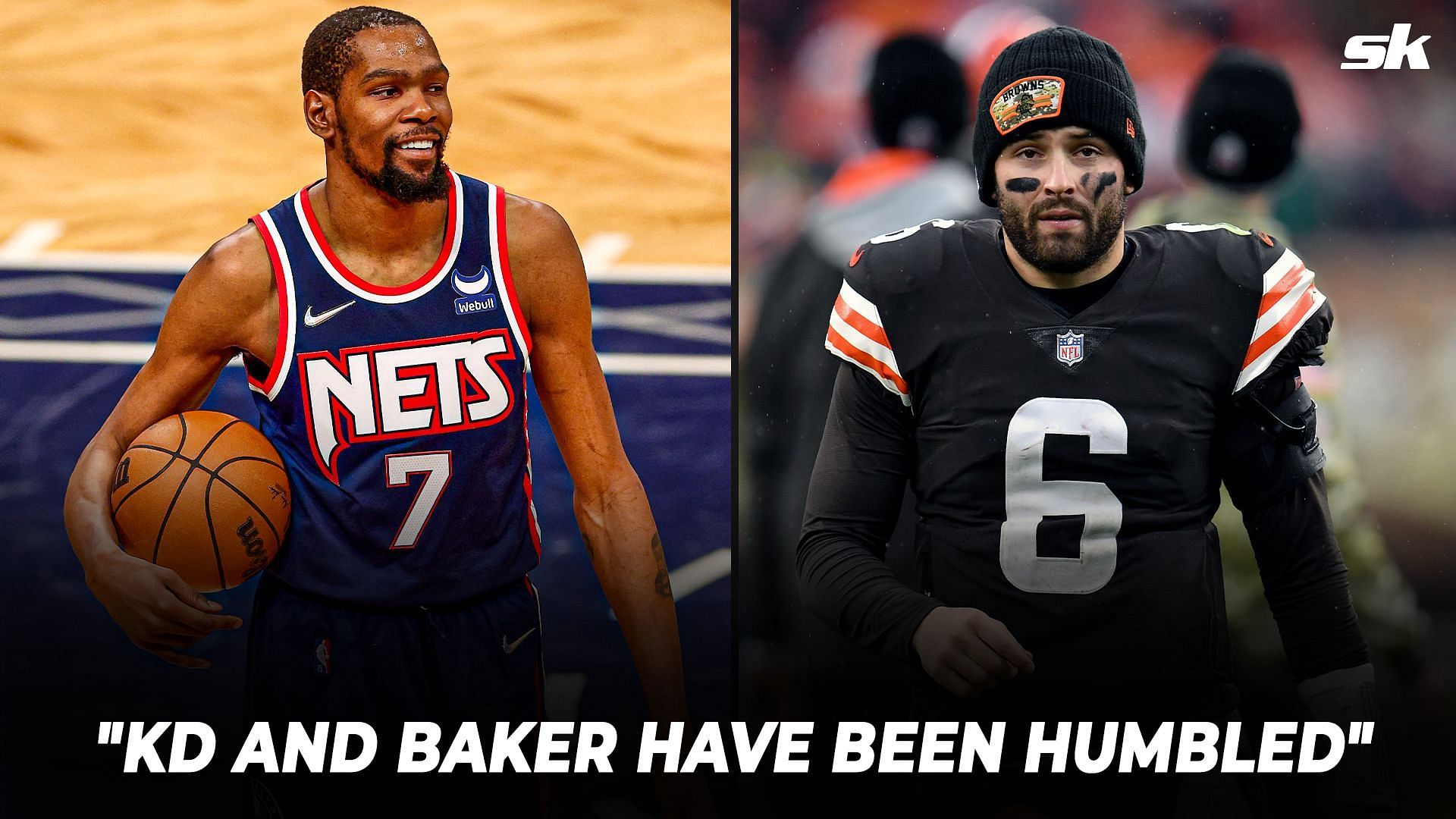Skip Bayless criticizes Kevin Durant, Baker Mayfield