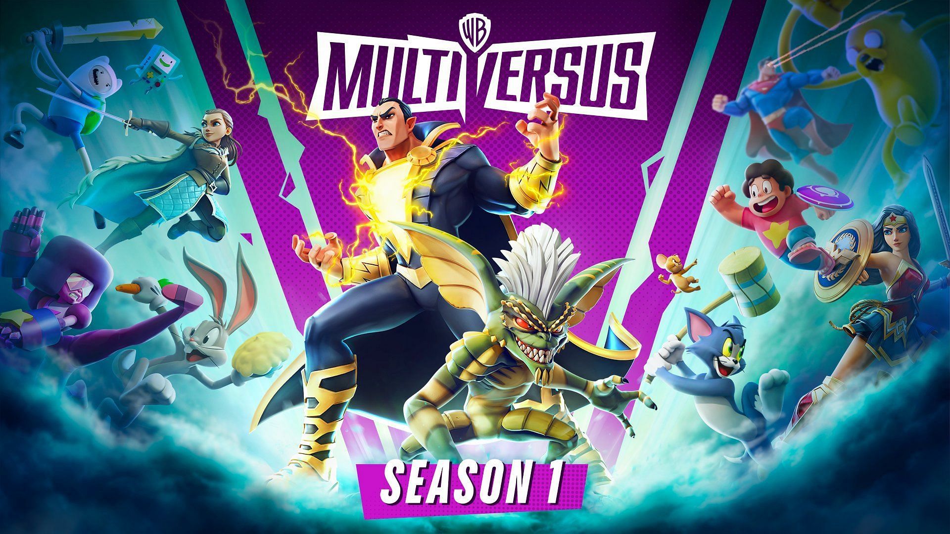 Black Adam is due to release during Season 1 (Image via Twitter/MultiVersus)