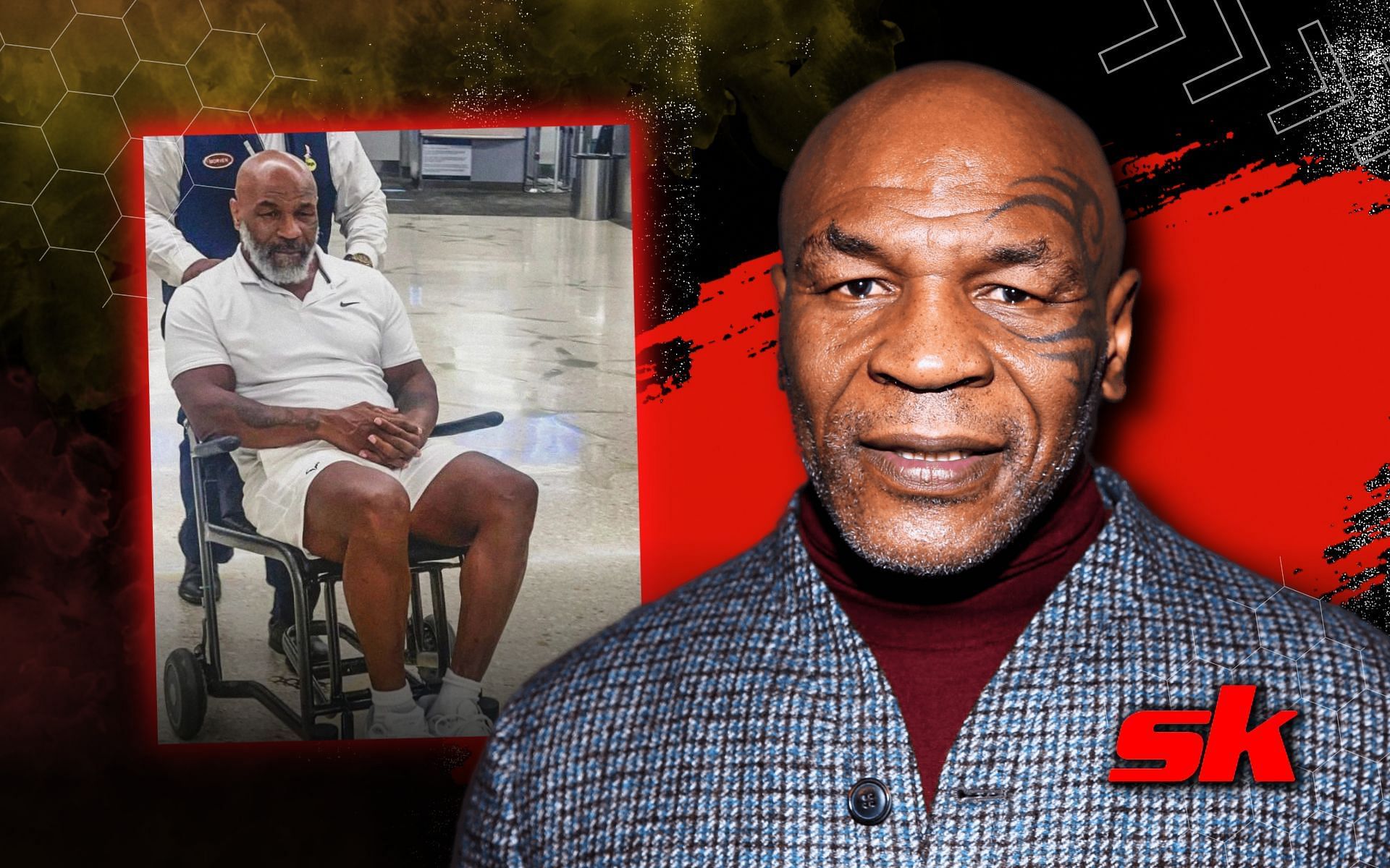 Mike Tyson reveals why he was recently seen in a wheelchair at Miami International Airport