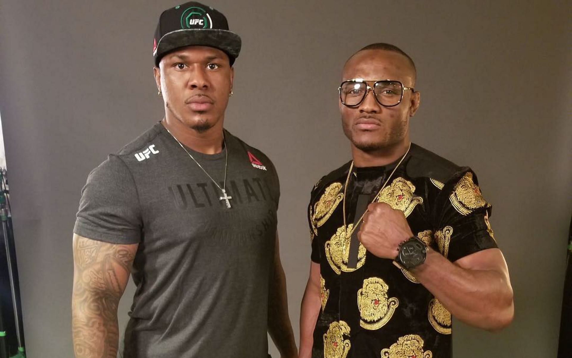 Muhammed Usman (left) and Kamaru Usman (right) (Image via Facebook/Kamaru Usman)