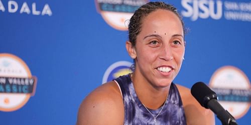 Madison Keys is through to the Cincinnati Open semifinals.