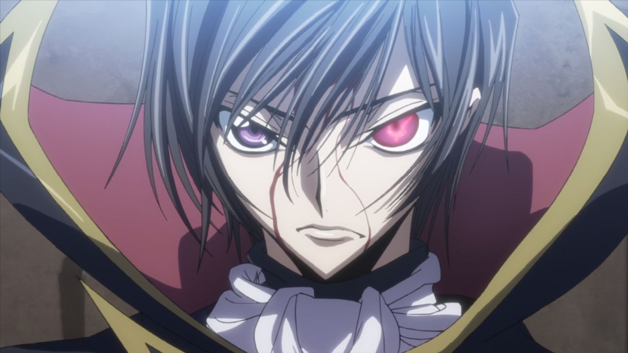 Lelouch as seen in the series&#039; anime (Image via Sunrise Studios)