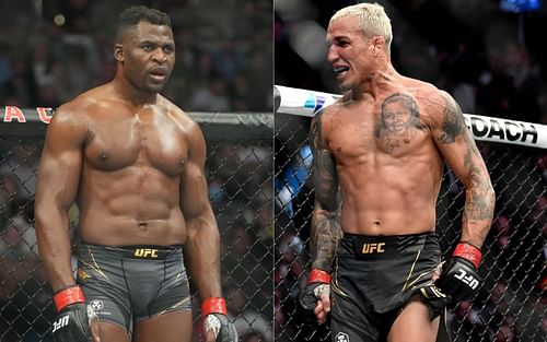 Francis Ngannou (left) and Charles Oliveira (right) are amongst the UFC's most lethal finishers