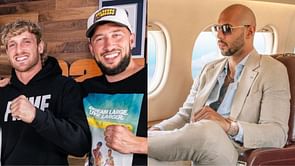 "Andrew Tate is a product of the people that hate him the most" - Logan Paul's co-host Mike Majlak claims in interaction with Jake Paul