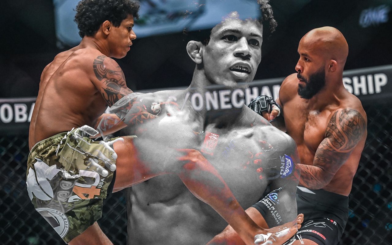 Adriano Moraes (L) wants a rubber match against Demetrious Johnson (R). | [Photos: ONE Championship]
