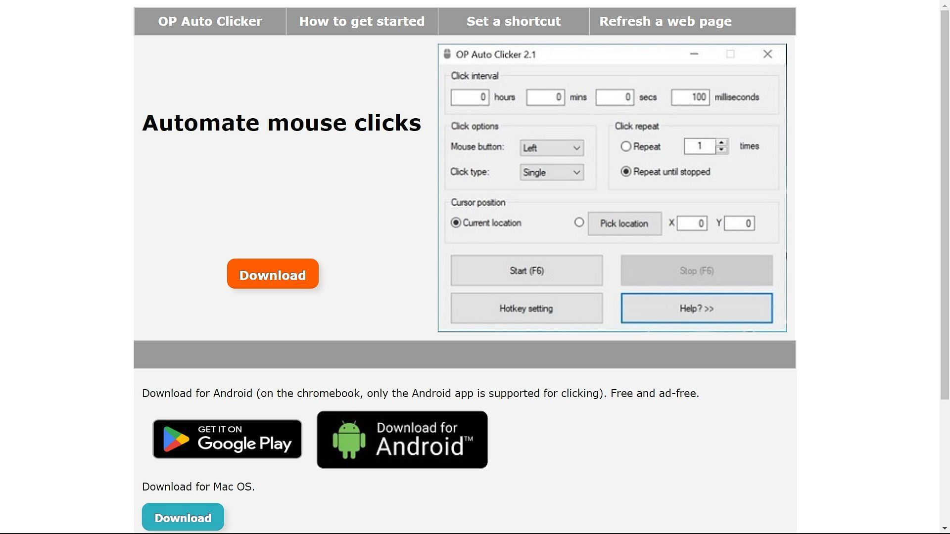 how to get autoclicker on pc