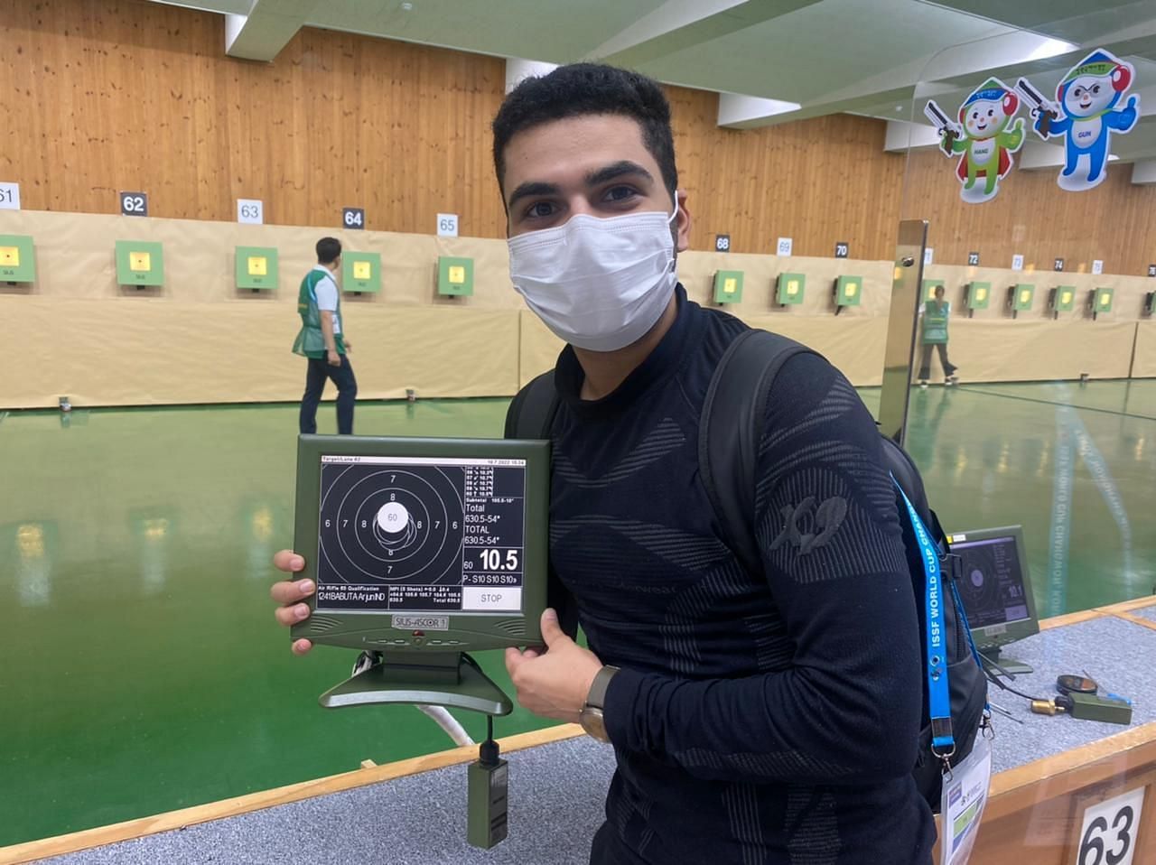 Arjun Babuta, ISSF Senior World Cup gold medalist in 10m air rifle event.