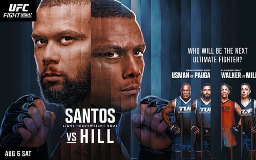 Thiago Santos faces Jamahal Hill in this weekend's main event