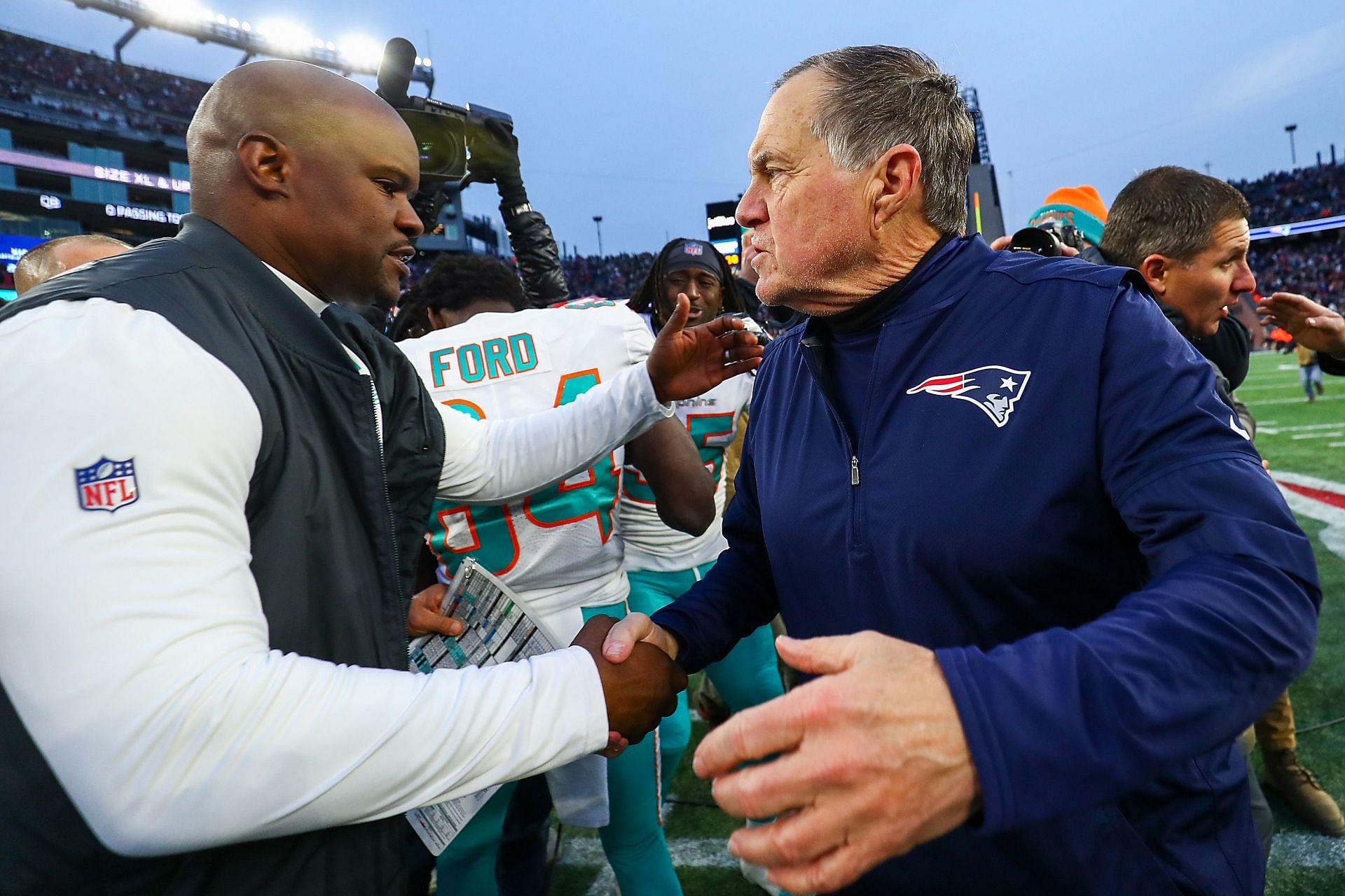 Bill Belichick has somehow become embroiled in the Dolphins tampering scandal
