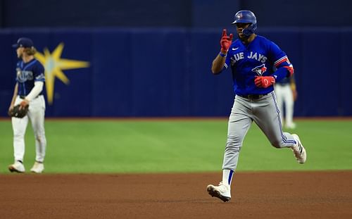 Teoscar Hernandez of the Toronto Blue Jays