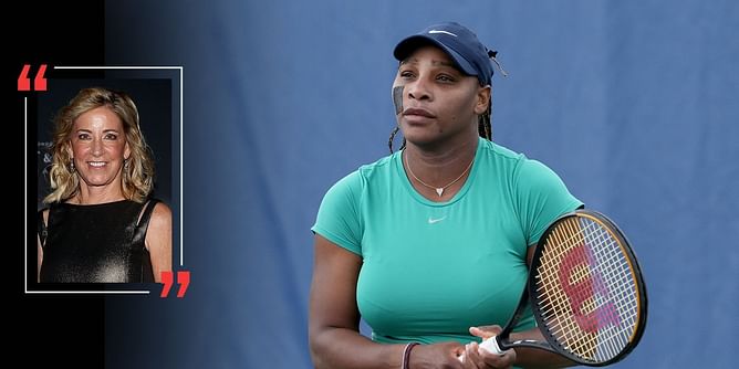 Chris Evert heaps praise on the retiring Serena Williams, commends her for empowering women