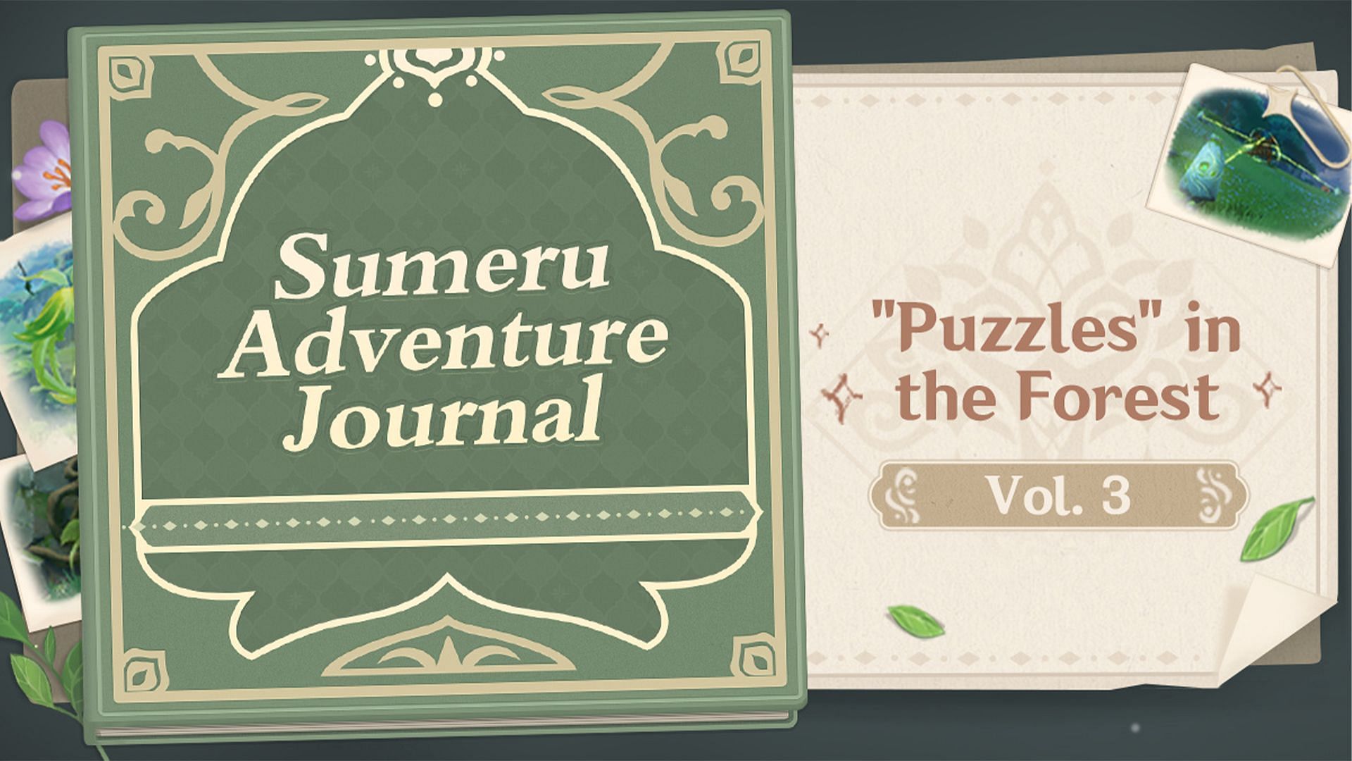 Sumeru Adventure Journal Volume 3 (Image via HoYoverse)
