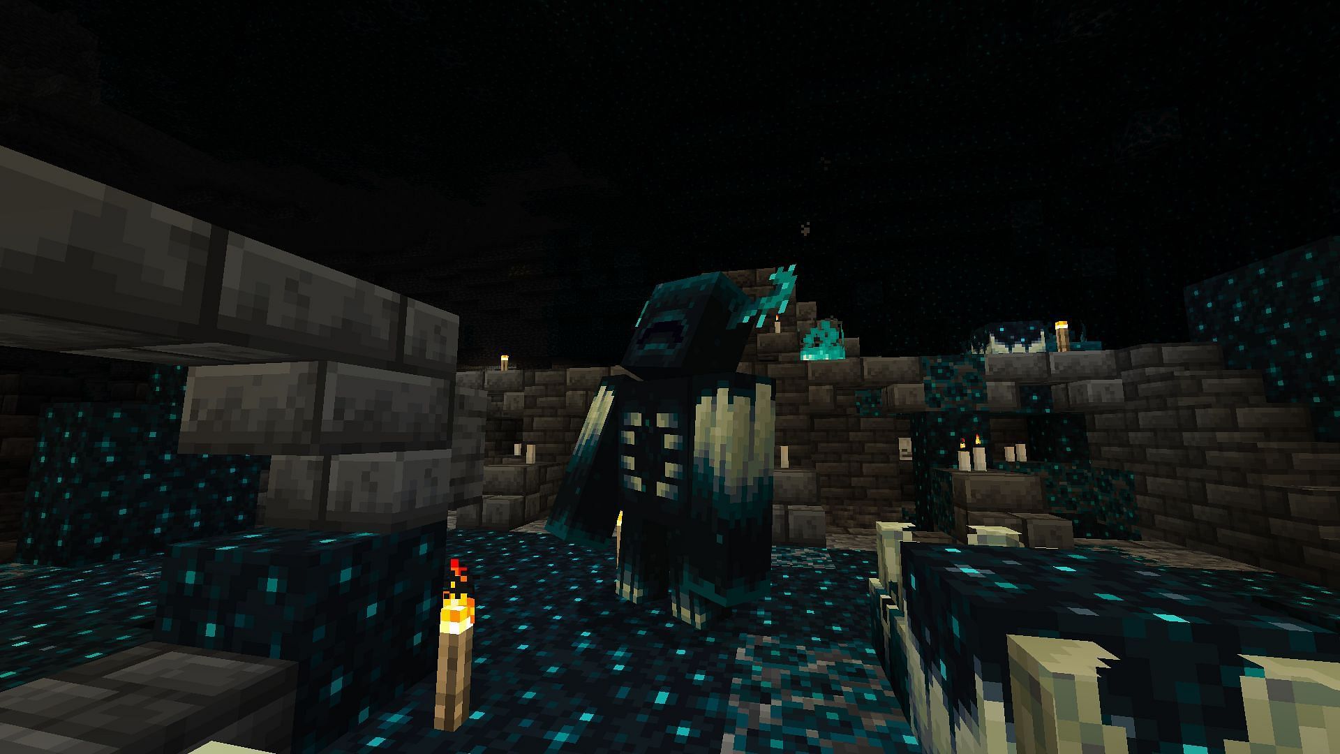 Warden is extremely dangerous in Minecraft 1.19 update (Image via Mojang)