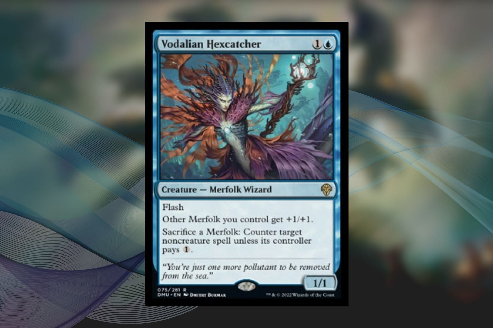 Vodalian Hexcatcher is a beneficial new Merfolk Lord (Image via Wizards of the Coast)