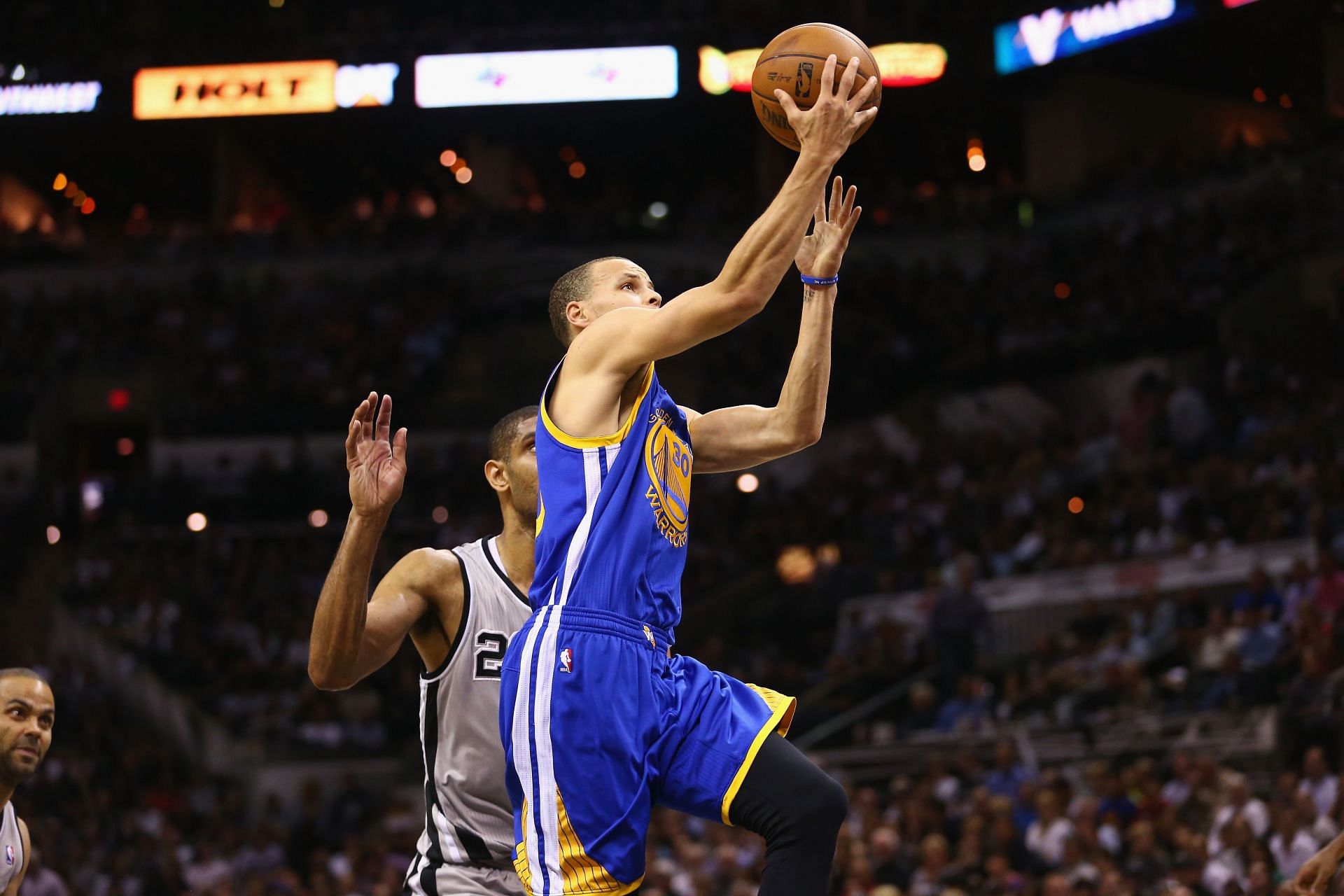 Steph Curry was recently compared to Tim Duncan and other all-time greats. (Image via Getty Images)