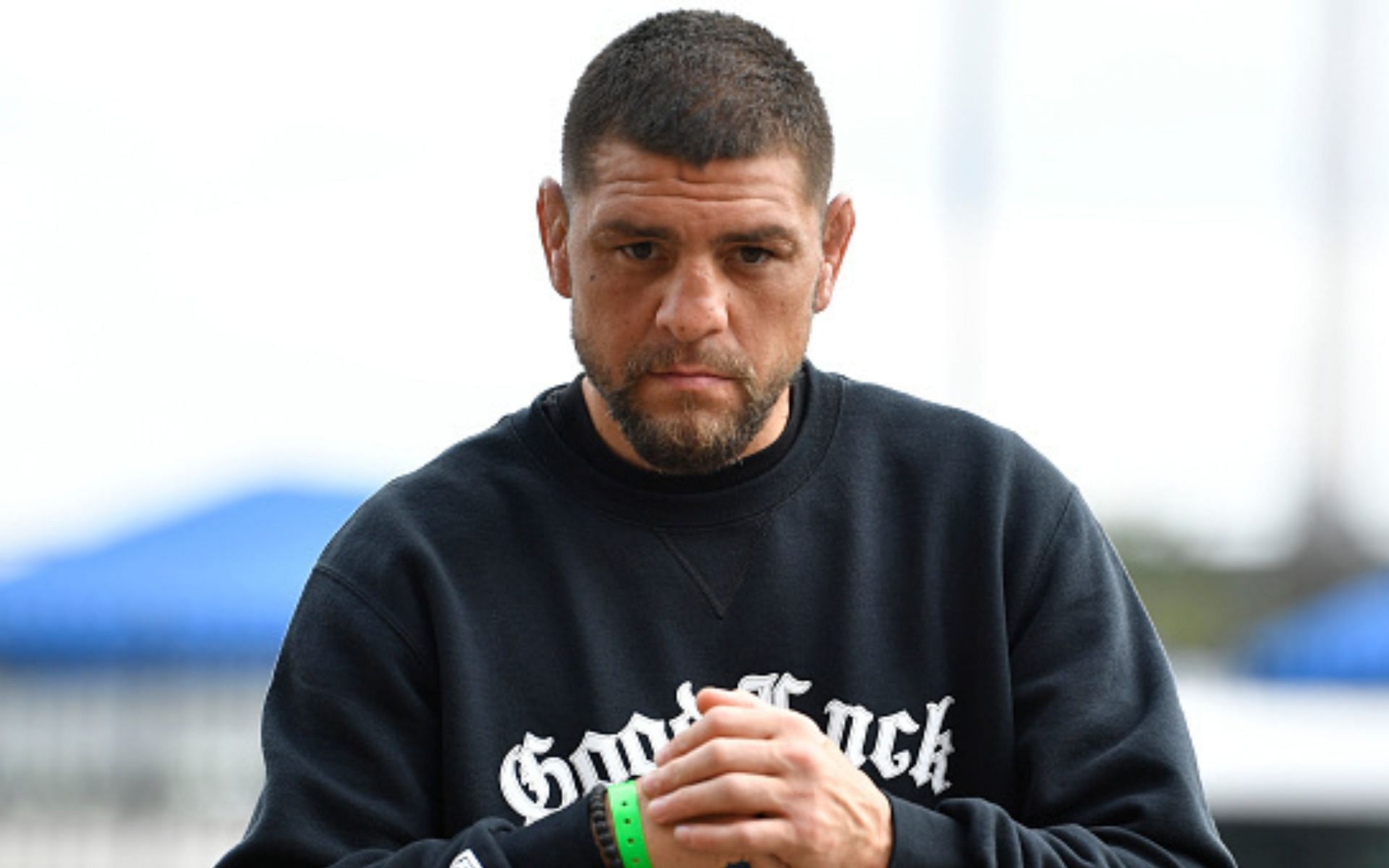 Nick Diaz staring at camera (Image via Getty)